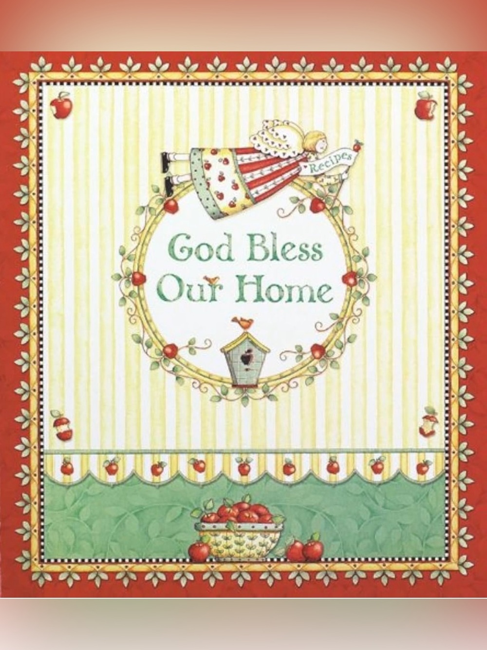 NEW Karla Dornacher "God Bless Our Home" Deluxe Recipe Binder